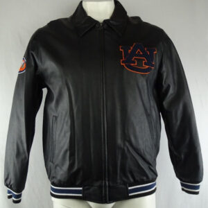 NCAA-Auburn-Tigers-Full-Zip-Black-Leather-Jacket