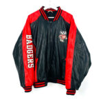 NCAA-Wisconsin-Badgers-Black-And-Red-Leather-Jacket