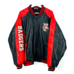 NCAA-Wisconsin-Badgers-Black-And-Red-Leather-Jacket