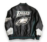 NFL-Philadelphia-Eagles-Team-Bomber-Leather-Jacket