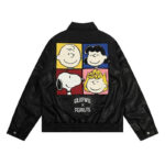 Peanuts Snoopy Charlie Brown Cartoon Leather Jacket