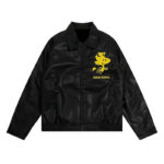 Peanuts Snoopy Charlie Brown Cartoon Leather Jacket