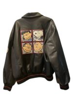 Rare Vintage Peanuts Snoopy Leather Jacket