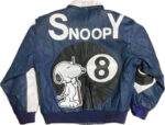 Rare Vintage Snoopy 8 Ball Leather Jacket