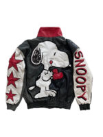 Snoopy Dogg Peanuts Leather Cartoon Jacket