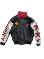 Snoopy Dogg Peanuts Leather Cartoon Jacket