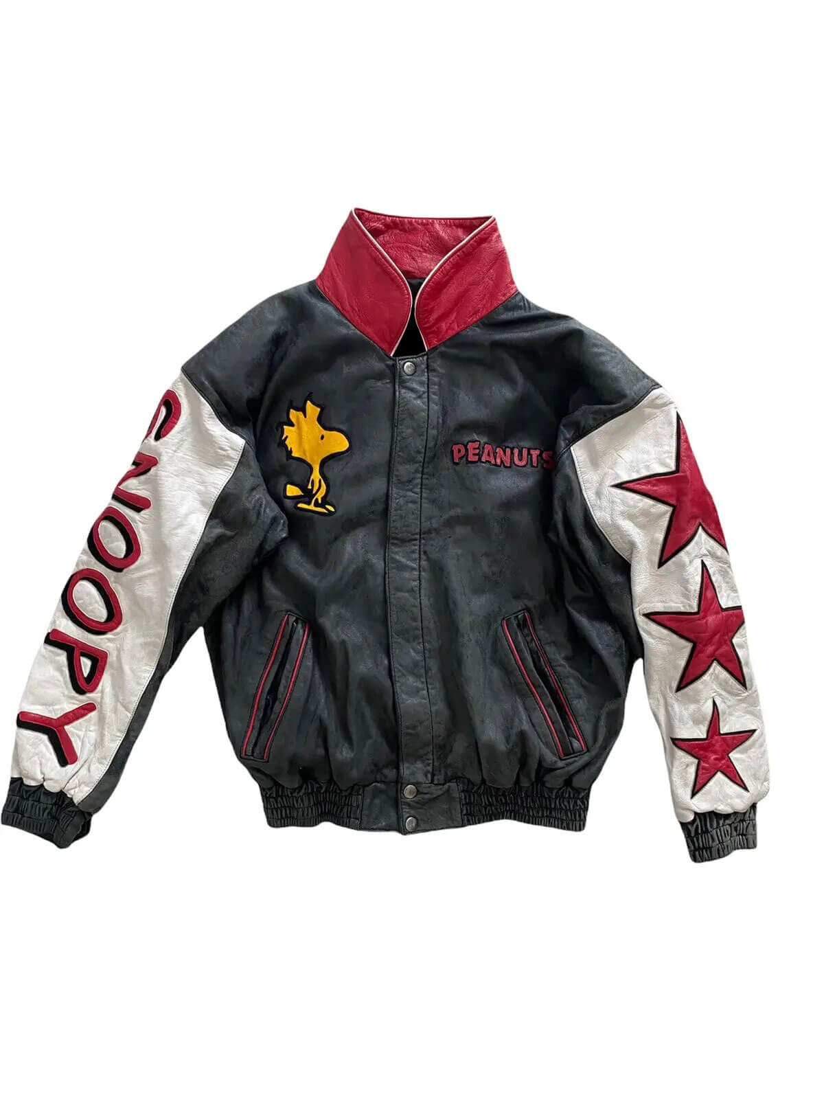 Snoopy Dogg Peanuts Leather Cartoon Jacket - Maker of Jacket