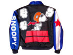Snoopy Peanuts Vintage Cartoon Leather Jacket