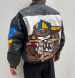 Taz Tasmanian Devil Cartoon Leather Jacket