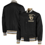 University-Of-Colorado-Buffaloes-Black-Windbreaker-Jacket