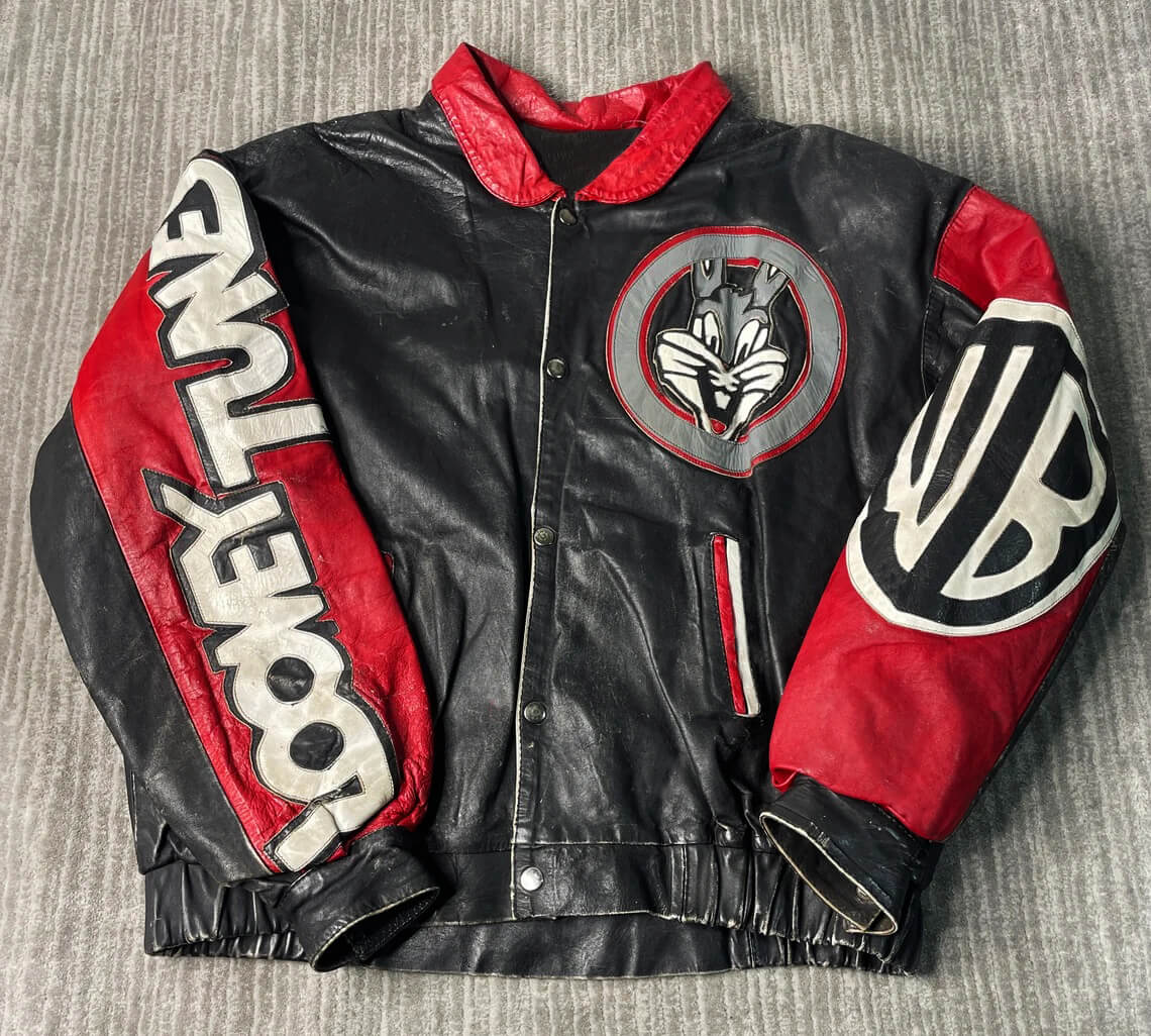 Vintage-Looney-Tunes-Bugs-Bunny-Cartoon-Leather-Jacket-1 Vintage-Looney-Tunes-Bugs-Bunny-Cartoon-Leather-Jacket