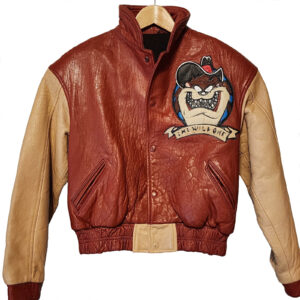 Vintage-Looney-Tunes-Taz-The-Wild-One-Leather-Jacket