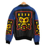 Vintage-Michael-Hoban-Tribal-North-Beach-Leather-Jacket
