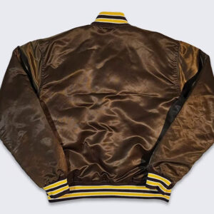 Vintage-NCAA-Wyoming-Cowboys-Brown-Satin-Jacket