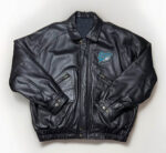 Vintage-NFL-Philadelphia-Eagles-Black-Bomber-Leather-Jacket