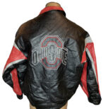 Vintage-Ohio-State-Buckeyes-Zip-Up-Leather-Jacket