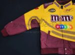 Vintage-Yellow-M&M-Nascar-Racing-Jacket
