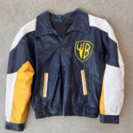 Vtg-Looney-Tunes-Tweety-Bird-Tricolor-Leather-Jacket