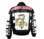 Wile E Coyote Roadrunner Leather Jacket