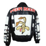 Wile E Coyote Roadrunner Leather Jacket