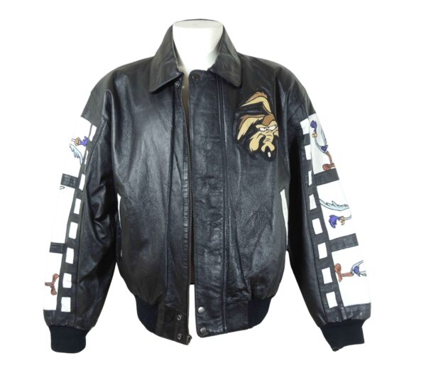 Wile E Coyote Roadrunner Leather Jacket