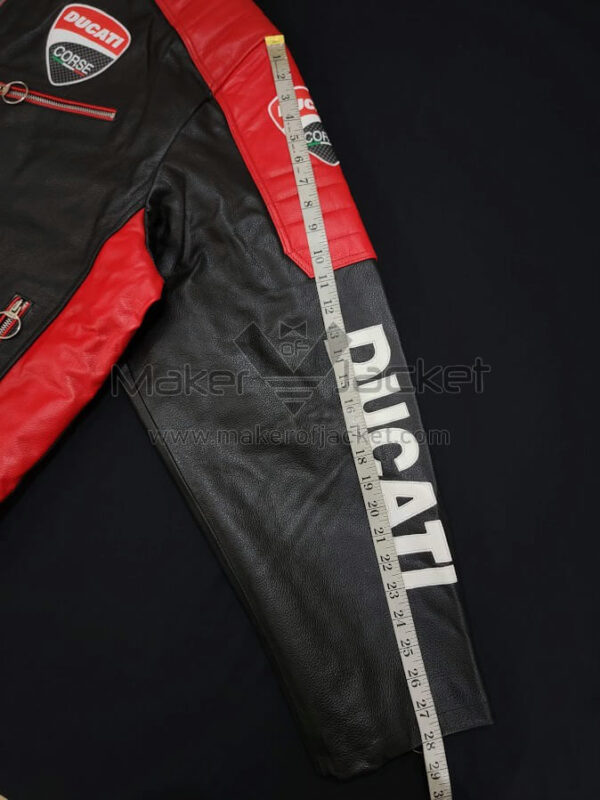 Sleeves View Of Measurement And Logo With Spell