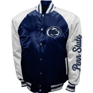 Blue-Gray-NCAA-Penn-State-Full-Snap-Satin-Jacket