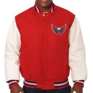Red-Cream-NHL-Washington-Capitals-Varsity-Jacket