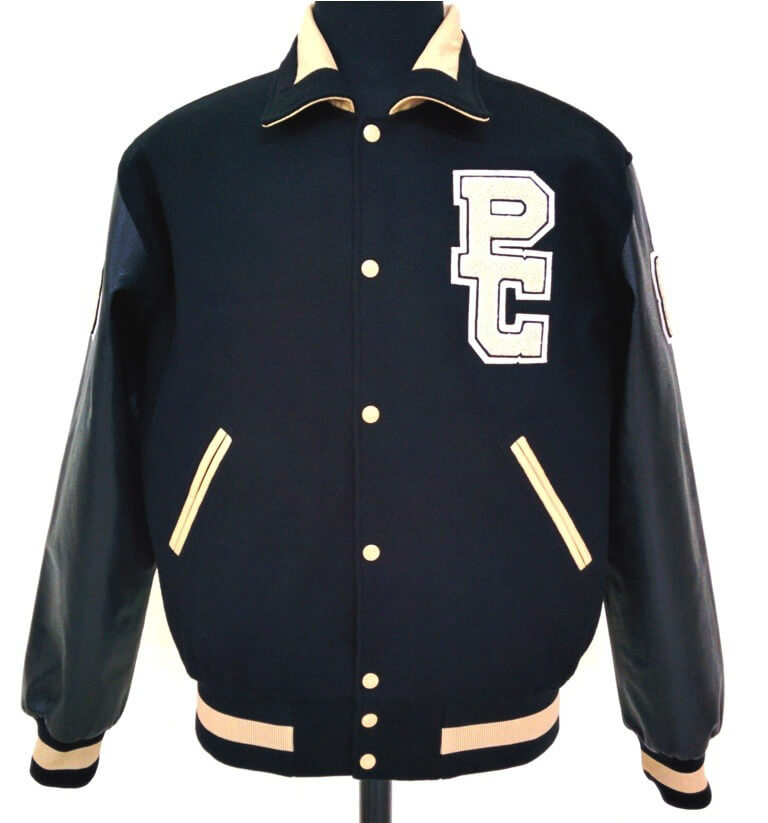Vintage-Paramus-Catholic-Black-Cream-Varsity-Jacket-1 Vintage-Paramus-Catholic-Black-Cream-Varsity-Jacket