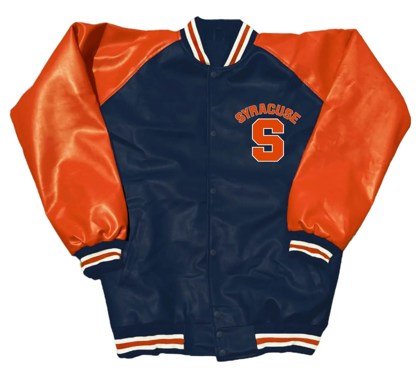 Vintage-Syracuse-University-Blue-Orange-Leather-Varsity-Jacket-1 Vintage-Syracuse-University-Blue-Orange-Leather-Varsity-Jacket