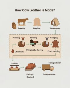 What is Cowhide Leather Made Of?