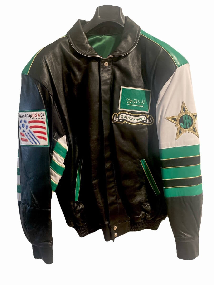 Vintage Saudi Arabia World Cup 94 Leather Jacket - Maker of Jacket