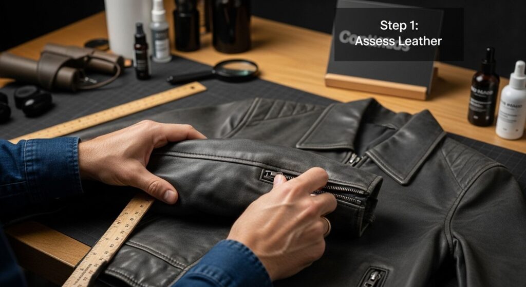 assessing leather break-in