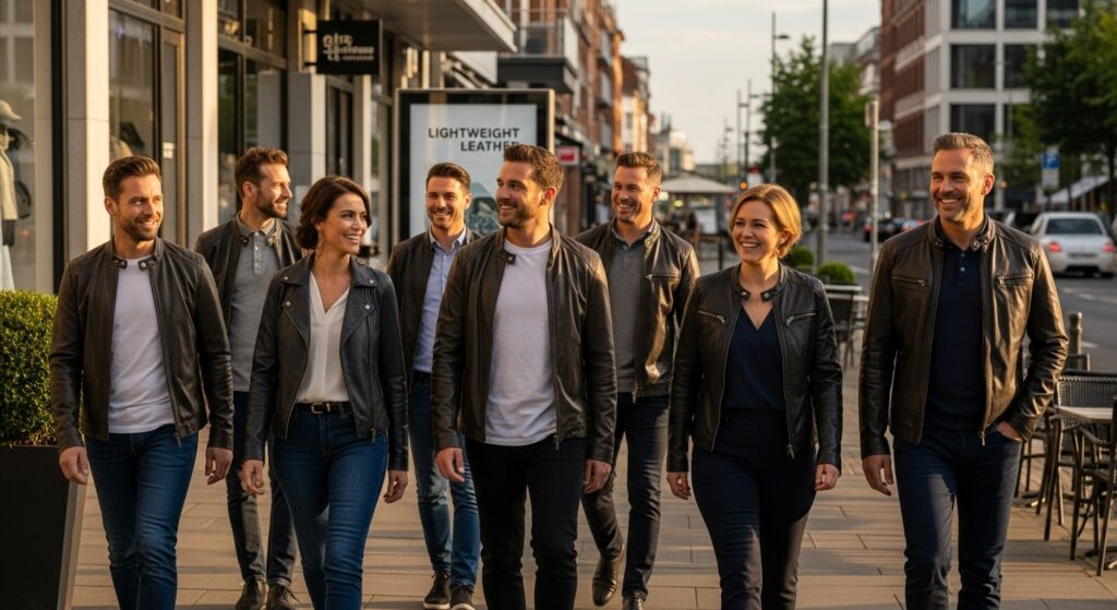 urban lightweight leather jackets
