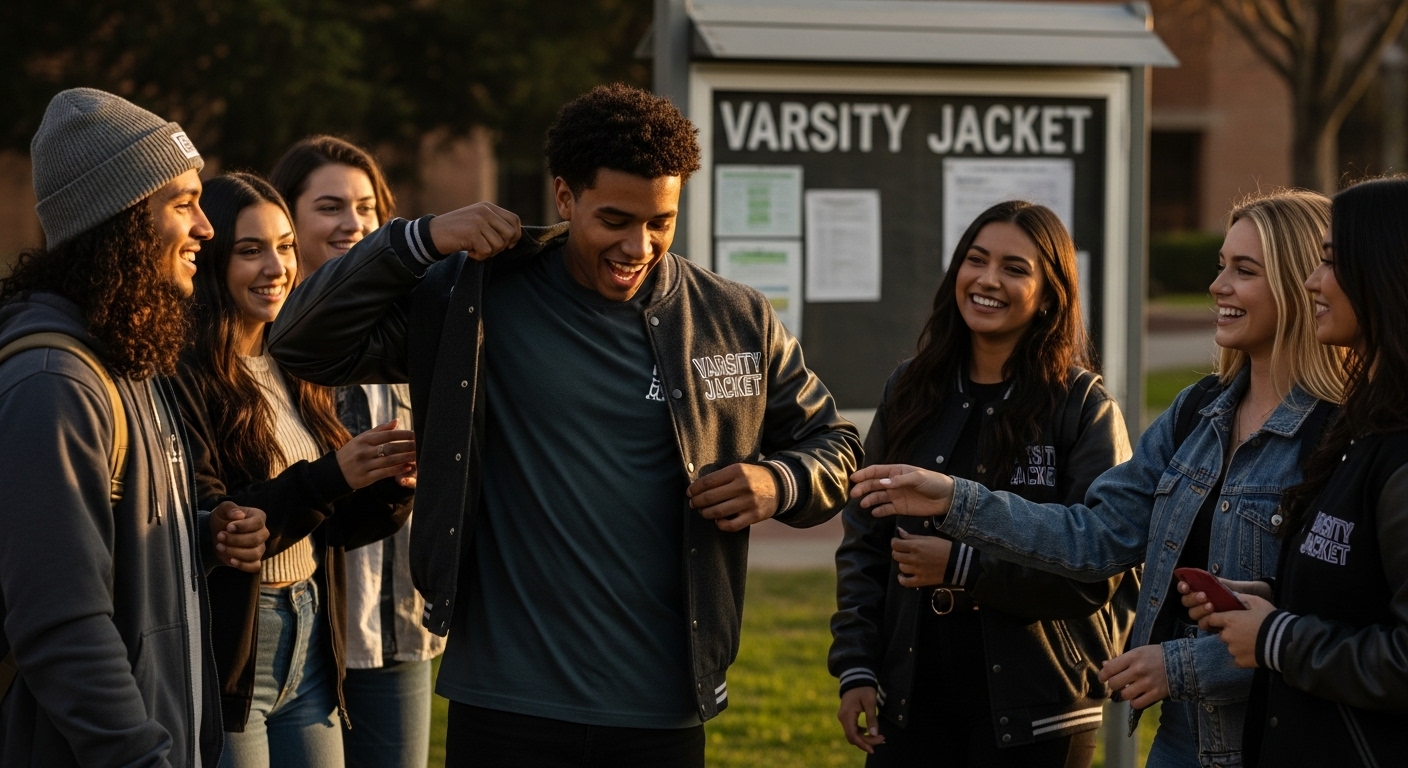 varsity jacket students