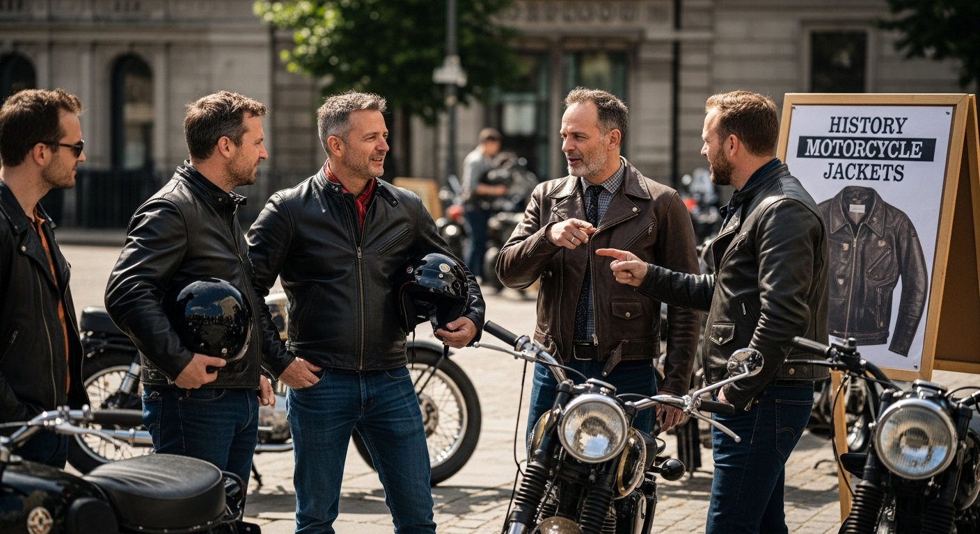vintage motorcycle jackets history