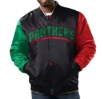 Florida Panthers Ty Mopkins Satin Jacket (Front)