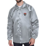 Gray Florida Panthers Retro Jacket (Front)