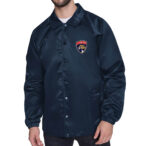 Navy Florida Panthers Retro Jacket (Front)