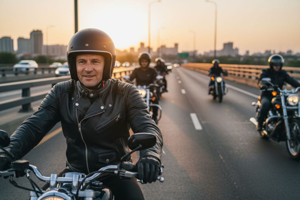 biker leather jacket