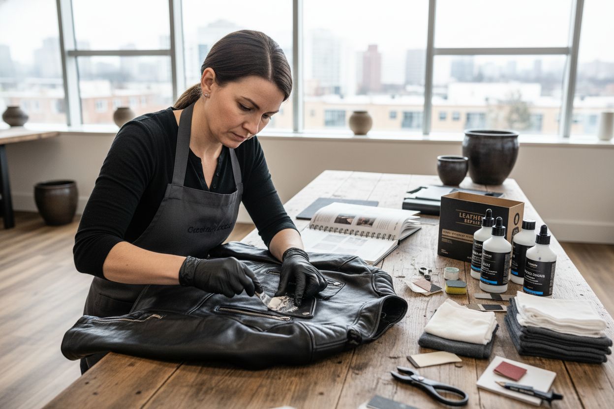 leather jacket repair