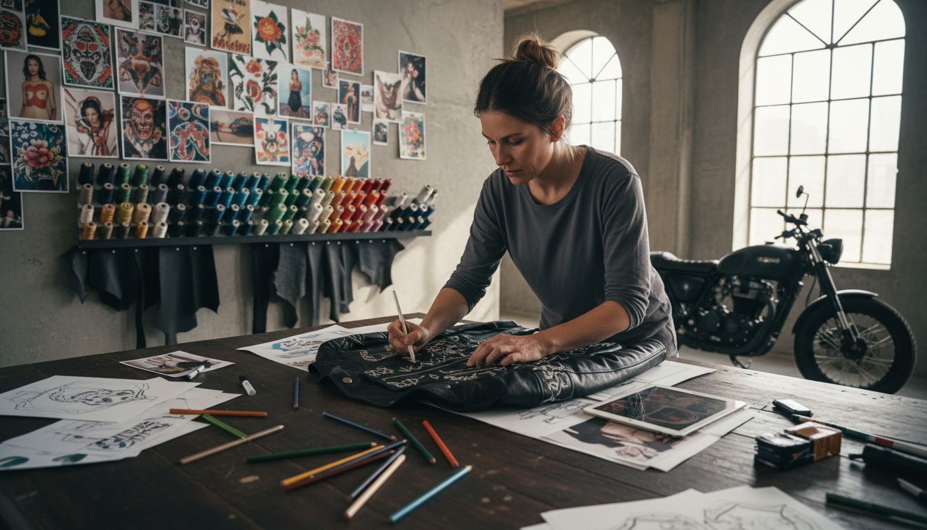 motorcycle jacket design studio