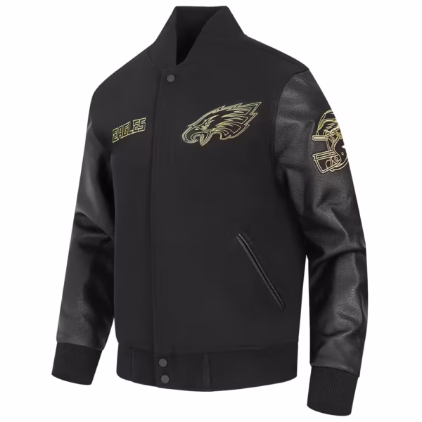 Philadelphia-Eagles-Black-Gold-Varsity-Jacket-Right-Side