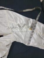 Pittsburgh Pirates White Satin Jacket Biceps view with Measurement