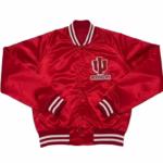 Vintage Indiana Hoosiers Red Satin Jacket