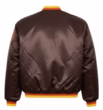 Brown San Diego Padres Satin Jacket (Back)