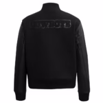 Dallas Cowboys Triple Black Varsity Jacket (Back)