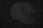 Dallas Cowboys Triple Black Varsity Jacket (Helmet logo)