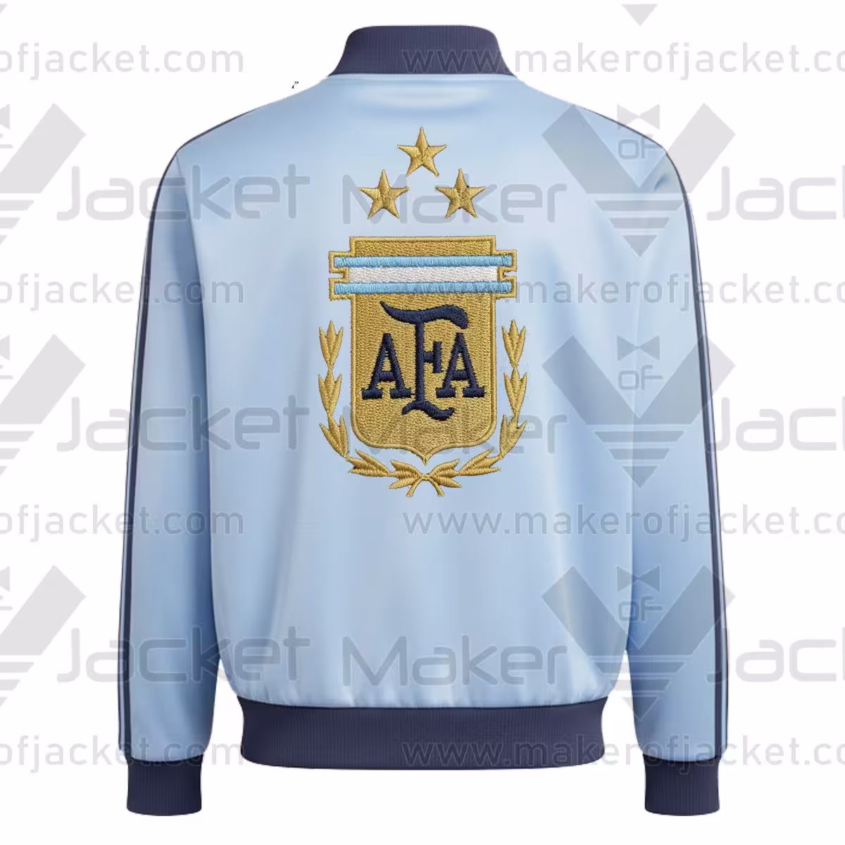 Argentina 50th Anniversary Satin Jacket Back