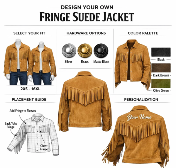 Customize Studded Leather Jacket Customize Studded Leather Jacket